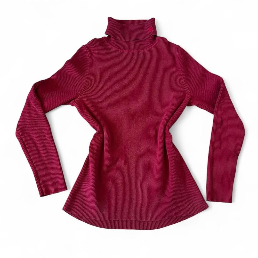 Ralph-lauren Women's Burgundy and Red Jumper